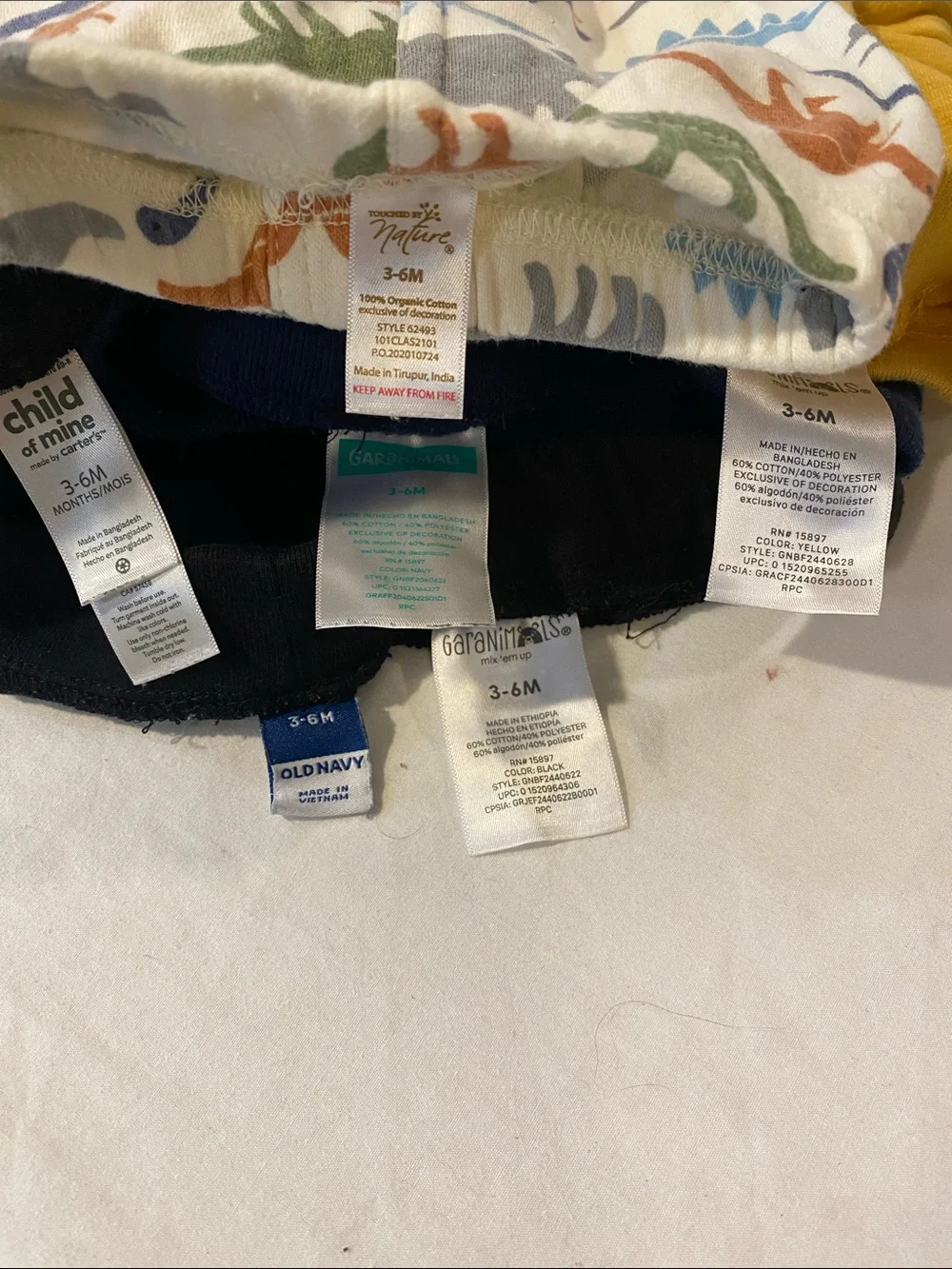 Baby Boys Mixed Onesie & Pants Set -  12 pieces 3-6 months
